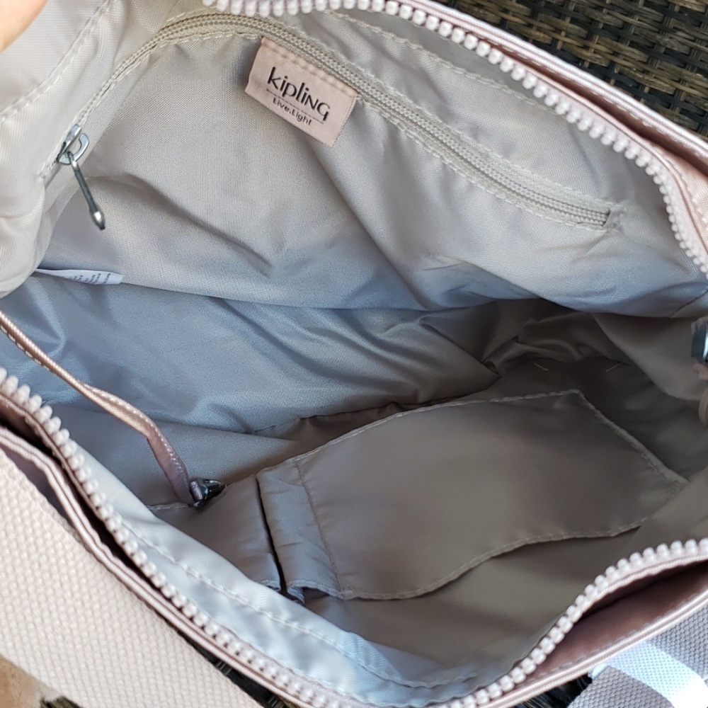 Kipling Zelenka shoulder crossbody bag rose gold - Picture 5 of 6
